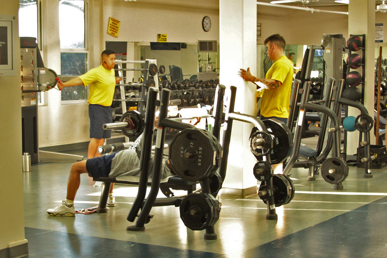 Gym aboard Naval Weapons Station Seal Beach Gym aboard Naval Weapons Station Seal Beach